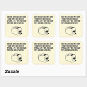 Ironische Christelijke redding sticker (Vel)