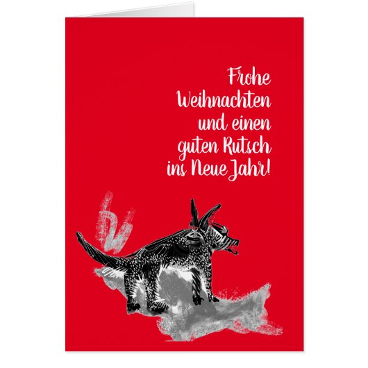 ironische hond ontwerp kaarten (Voorkant)