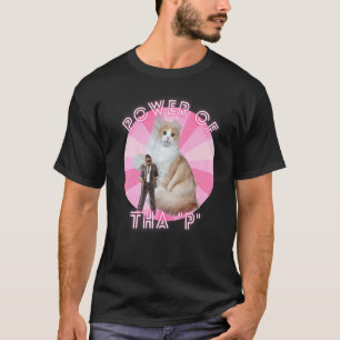 Ironische Kat Meme Hip hop Streetwear Kracht Van T T-shirt