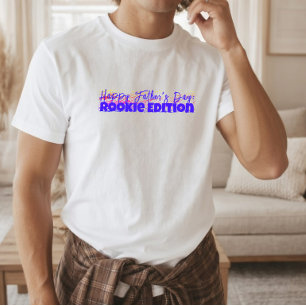 Ironische Slogan Nieuwe Vaders Eerste Vaderdag Hum T-shirt