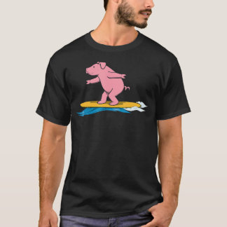Ironische Varkensurlauber T-shirt
