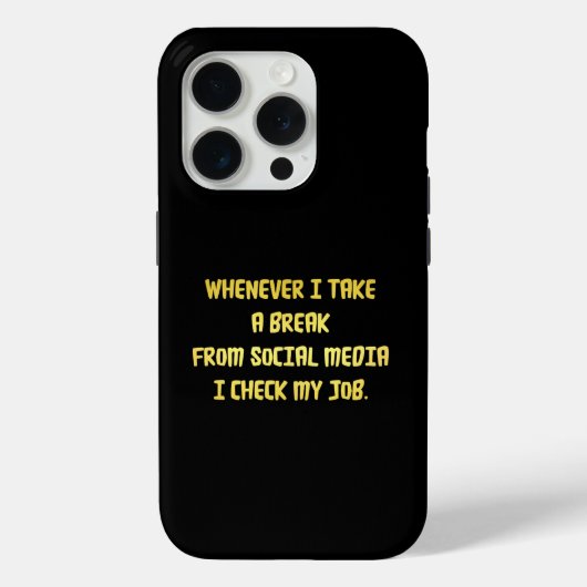 Ironische Werkprioriteiten Case-Mate iPhone Case (Achterkant)