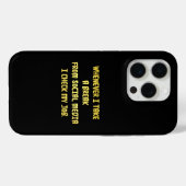 Ironische Werkprioriteiten Case-Mate iPhone Case (Achterkant (horizontaal))