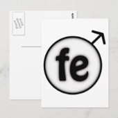 ironman briefkaart (Voorkant / Achterkant)