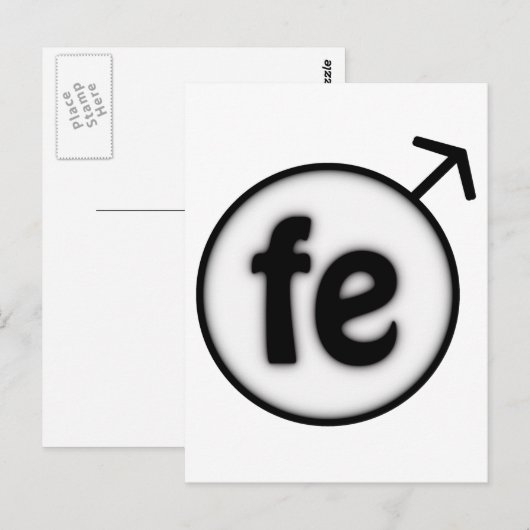 ironman briefkaart (Voorkant / Achterkant)