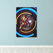 Ironman Canvas Afdruk (Insitu (Houten vloer))