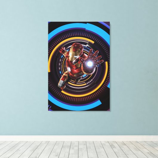 Ironman Canvas Afdruk (Insitu (Houten vloer))