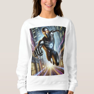 Ironman Futuristic City Rush Hoodie – Neon Hero Co Trui