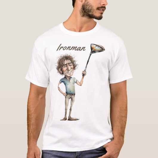 Ironman Golfer - Golf T-shirt (Voorkant)