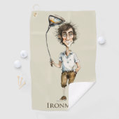 Ironman Golfer Golfhanddoek (Insitu)