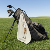 Ironman Golfer Golfhanddoek (Groen)