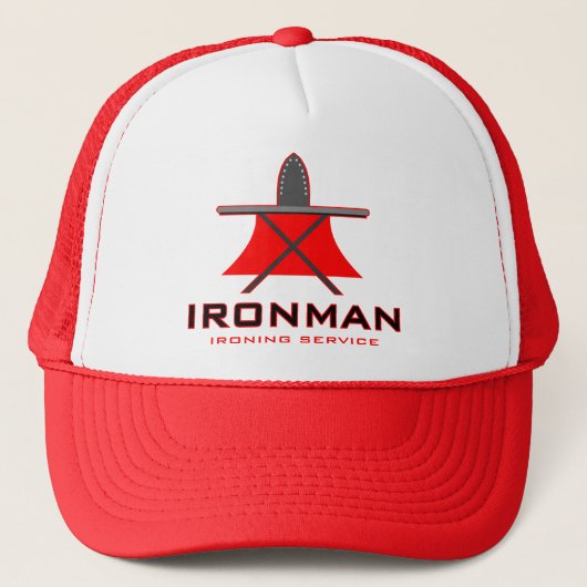 Ironman Ironing Service Trucker Pet (Voorkant)