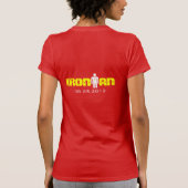 IRONMAN T-shirt met datum van gebeurtenis en naam (Achterkant)