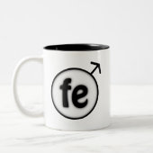 ironman tweekleurige koffiemok (Links)