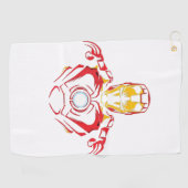 Ironman Vector Pak - Glowing Arc Core Golfhanddoek (Horizontaal)