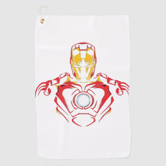 Ironman Vector Pak - Glowing Arc Core Golfhanddoek
