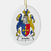 Ironside Family Crest Keramisch Ornament (Rechts)