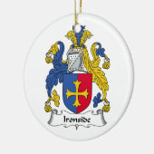 Ironside Family Crest Keramisch Ornament (Links)