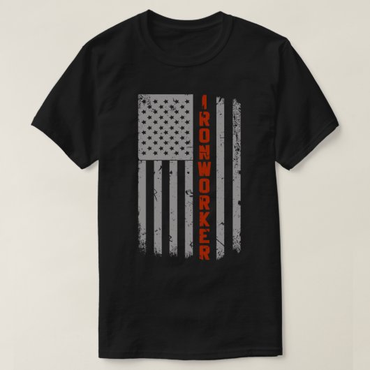 Ironwerker American Flag Pride T-shirt (Design voorkant)