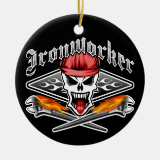 Ironwerker Skull en Spud Wrenches 2.1 Keramisch Ornament