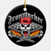 Ironwerker Skull en Spud Wrenches 2.1 Keramisch Ornament (Achterkant)