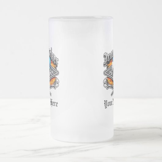 Ironwerker Skull en Spud Wrenches Matglas Bierpul (Center)