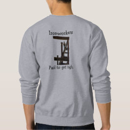 Ironwerkers betalen hun T-shirt voor hoge kwalitei