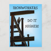 Ironwerkers doen het hogere Briefkaart (Voorkant)