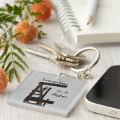 Ironwerkers krijgen hoog sleutelhanger (Voorkant Rechts)