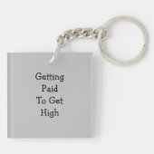 Ironwerkers krijgen hoog sleutelhanger (Achterkant)