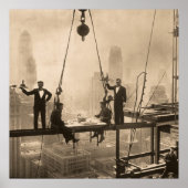 Ironwerkers lopen op de 32 verdieping poster (Voorkant)