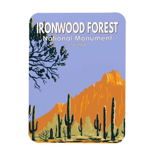 Ironwood Forest National Monument Arizona  Magneet (Verticaal)