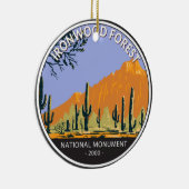 Ironwood Forest National Monument  Cirument Keramisch Ornament (Rechts)