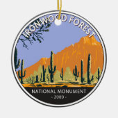 Ironwood Forest National Monument  Cirument Keramisch Ornament (Voorkant)