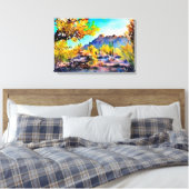 Ironwood Forest National Monument - Waterverf Canvas Afdruk (Insitu (Slaapkamer))