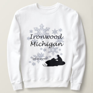 Ironwood Michigan Sneeuwscooter Sneeuwdames Trui
