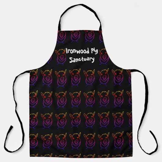 Ironwood Pig Sanctuary Apron Schort (Voorkant)
