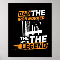 Ironworker Pa Constructie Lasser Vaderdag