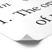 Irony Definition the tegengesteld of Wrinkly Poster (Hoek)