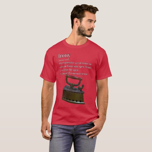 Irony Funny T-shirt (Voorkant volledig)