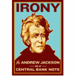 Irony is Jackson op een bank Note Desk Sculpture Staand Fotobeeldje<br><div class="desc">Irony is Andrew Jackson op een notitie van de Centrale Bank. Andrew vocht als een gekruiste leeuw om de Tweede Bank van de Verenigde Staten te stoppen - de tweede centrale bank van Amerika. (Jefferson doodde de eerste.) Men gelooft dat bankvriendjes zelfs achter zijn poging tot moord stonden. Hoe belonen...</div>