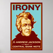 Irony is Jackson op een Poster van de Centrale Ban (Voorkant)