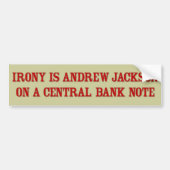 Irony Jackson Bumpersticker (Voorkant)