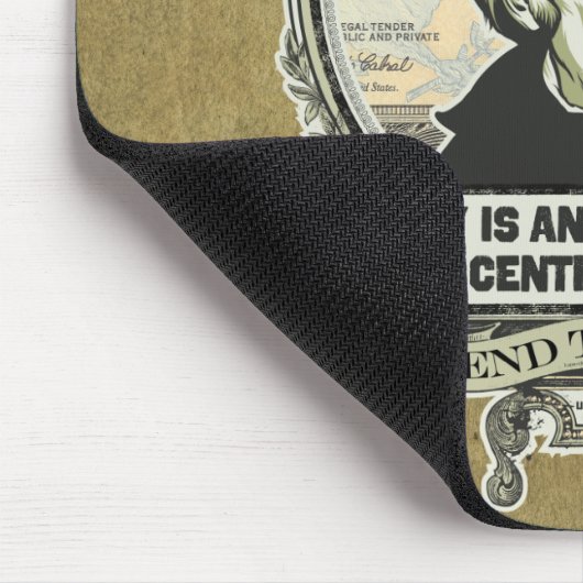 Irony on A Central Bank Note Mousepad Muismat (Hoek)