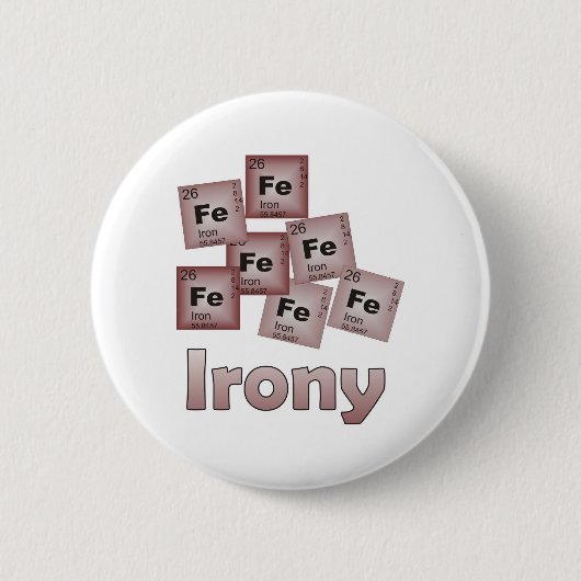 Irony Ronde Button 5,7 Cm (Voorkant)