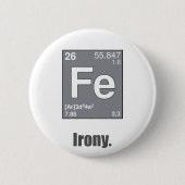 Irony Ronde Button 5,7 Cm (Voorkant)