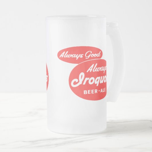 Iroquois Ale Matglas Bierpul (Voorkant rechts)
