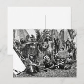 Iroquois Camp Scene in Quebec Briefkaart (Voorkant / Achterkant)