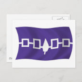 Iroquois Confederacy Flag Briefkaart (Voorkant / Achterkant)