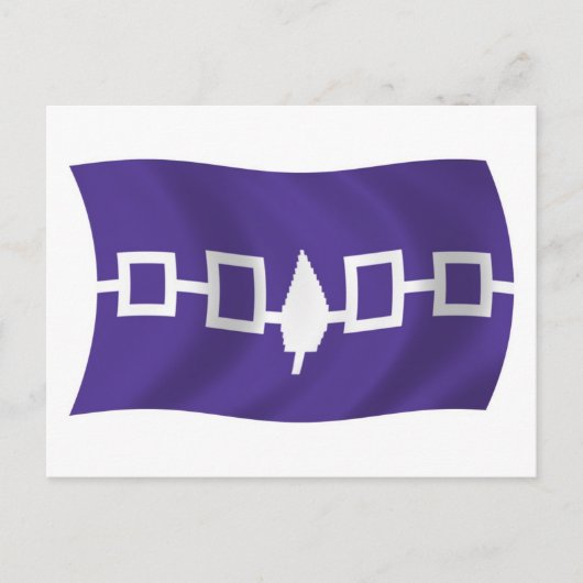 Iroquois Confederacy Flag Briefkaart (Voorkant)